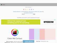 Tablet Screenshot of colourpod.com